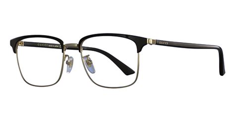 eyeglasses gucci gg 0130 o 001 black|Gucci GG0130O Eyeglasses .